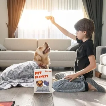 Stuffed Premium Soft Dog Blanket for Cozy Pet Snuggles