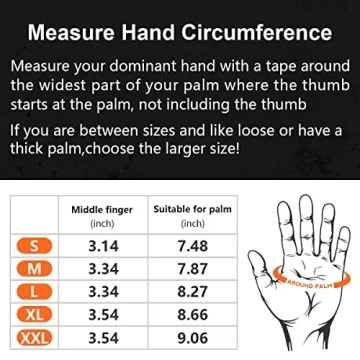 OZERO Men's Touchscreen Winter Gloves - Warm & Windproof