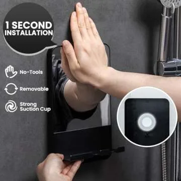 TAILI Fogless Shower Mirror for Easy Shower Shaving