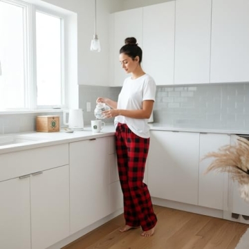 Just Love Women Buffalo Plaid Pajama Pants for Comfort