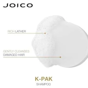 Joico K-PAK Daily Shampoo and Conditioner Set to Repair Damage, 10.1-Ounce