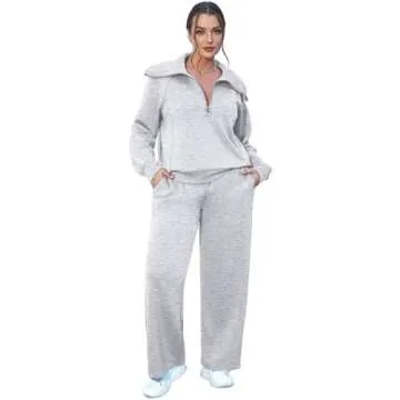 XIEERDUO Women's Fall Winter Lounge Set 2 Piece Outfit