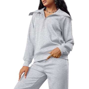 XIEERDUO Women's Fall Winter Lounge Set 2 Piece Outfit