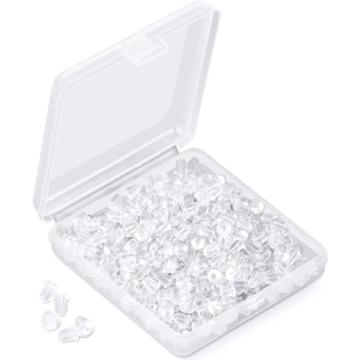 Silicone Earring Backs for Secure and Comfortable Fit