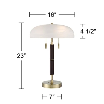 Possini Wyndham Desk Lamp with Dual USB Ports