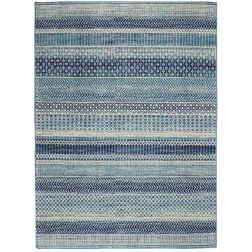 Nourison Passion Navy Blue Area Rug - Stylish & Easy-Cleaning