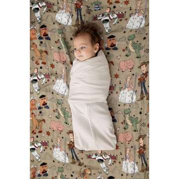 LullaBaby "Double Dream Swaddle" - Pediatrician-Endorsed, Ultra-Soft Cotton, Safe Sleep Solution