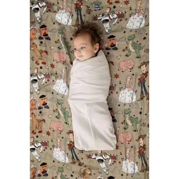 LullaBaby "Double Dream Swaddle" - Pediatrician-Endorsed, Ultra-Soft Cotton, Safe Sleep Solution