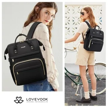 LOVEVOOK Laptop Backpack for Women, Stylish & Functional