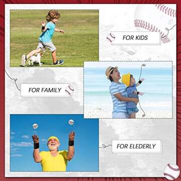 Jerify 30 Pcs Wrist Return Ball for Sports Fun and Practice