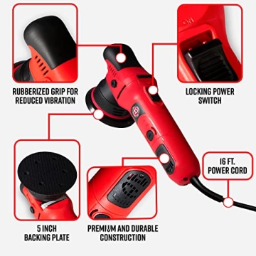 Adam's 9mm Dual Action Car Polisher for Perfect Detailing