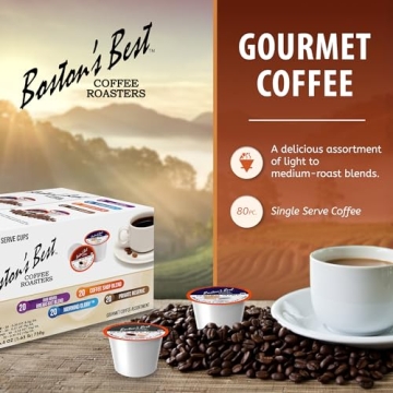 Boston's Best Assorted K-Cup Coffee Variety Pack - 80 Count