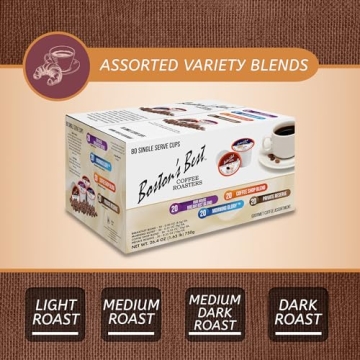 Boston's Best Assorted K-Cup Coffee Variety Pack - 80 Count