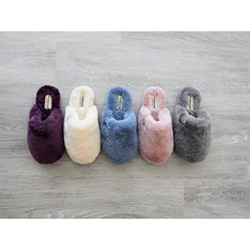 Fireside Shearling Scuff Slippers - Cozy Comfort For Home