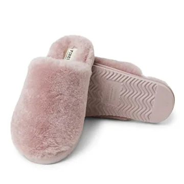 Fireside Shearling Scuff Slippers - Cozy Comfort For Home