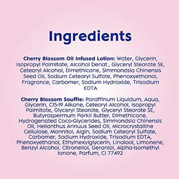 NIVEA Fresh Bloom Gift Box, NIVEA Lotion and NIVEA Body Souffle, Cherry Blossom and Jojoba Oil, 2 Piece Skin Care Gift Set