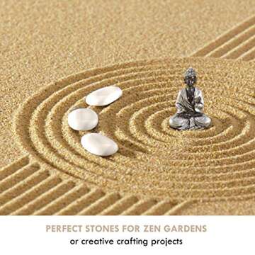 Galashield 5 lbs River Rocks for Indoor/Outdoor Décor