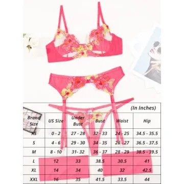 Kaei&Shi Glow in the Dark Lingerie Set for Women