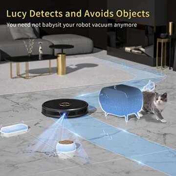 Trifo Robot Vacuum with Strong Suction and Smart Features