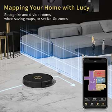 Trifo Robot Vacuum with Strong Suction and Smart Features