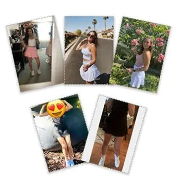 Tennis Skirt Athletic Pleated Mini Skirt Performance Golf Tennis Skorts Skirts for Women with Pockets