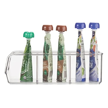 mDesign Plastic Storage Bin for Kitchen Organization - 4 Pack