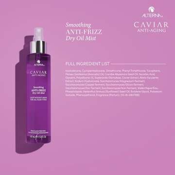 Alterna Caviar Anti-Aging Smoothing Anti-Frizz Dry Oil Mist, 5 Fl Oz (Pack of 1)