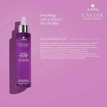Alterna Caviar Anti-Aging Smoothing Anti-Frizz Dry Oil Mist, 5 Fl Oz (Pack of 1)