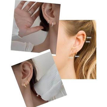 Hypoallergenic Gold Huggie Hoop Earrings for Sensitive Ears