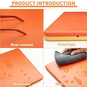 MARUNDA Chicken Coop Heaters, Small Animal Heating pad, Rabbit Heater Auto Constant Temperature.