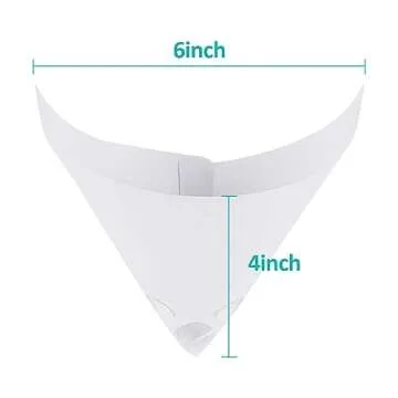 MAQIHAN 100PCS Paint Strainers Paper Cone Paint Mixing Cup Strainer Fine Mesh Filters Funnel Filter ...