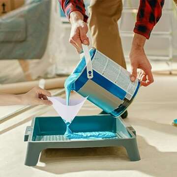 MAQIHAN 100PCS Paint Strainers Paper Cone Paint Mixing Cup Strainer Fine Mesh Filters Funnel Filter Disposable Spray Gun Sprayer Accessories Automotive Body Repair Paint Tools & Equipment