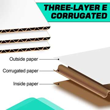 HERKKA 20 Pack Shipping Boxes 12x9x4 - Durable Mailers