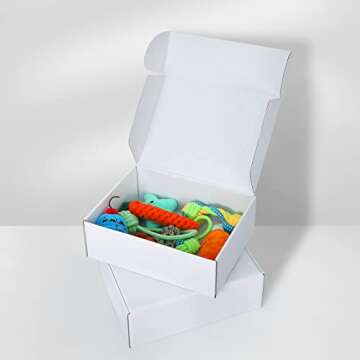 HERKKA 20 Pack Shipping Boxes 12x9x4 - Durable Mailers