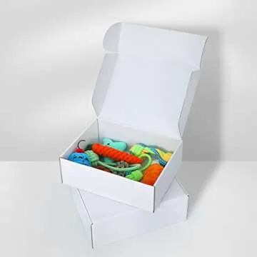 HERKKA 20 Pack Shipping Boxes 12x9x4 - Durable Mailers