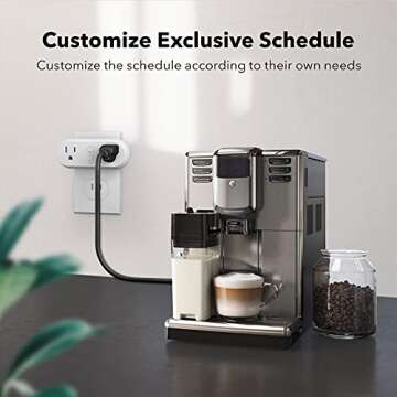 HBN Smart Plug 15A, WiFi Outlet Extender Dual Socket Plugs Works with Alexa, Google Home Assistant, Remote Control with Timer Function, No Hub Required, ETL Certified, 2.4G WiFi Only, 2-Pack