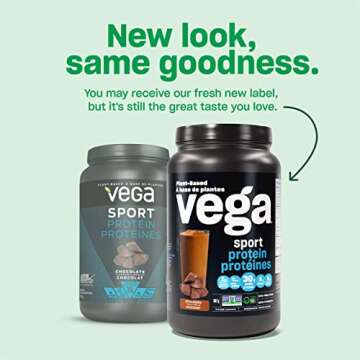 Vega Sport Protein Vanilla Tub, 828 GR