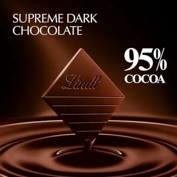 Lindt 95% Cocoa Dark Chocolate Bars - 12 Pack