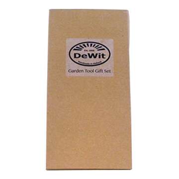 Dewit 2-Piece Tool Gift Set with 2 Sizes of Forged Trowel