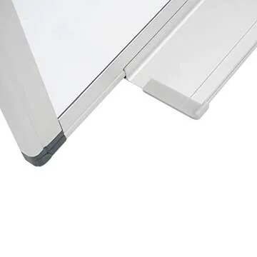 Recoefdo Magnetic Whiteboard 12" X 18", Wall Mounted Dry Erase Board Aluminum Frame for Office Home and School