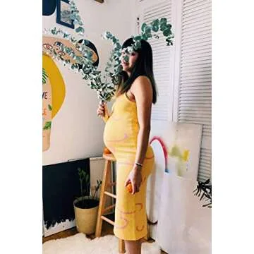 KOSUSANILL Y2k Dress Knitted Knit Backless Sexy Summer Going Out Club Party Trendy Bodycon Halter Dresses Yellow