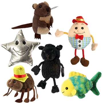 Engaging Nursery Rhyme Finger Puppet Set for Fun Learning Moments