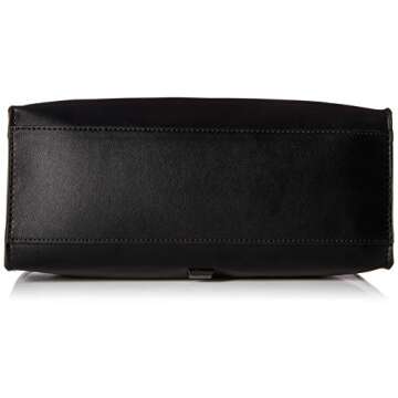 Betsey Johnson Cutting Edge Bow Satchel, Black, One Size