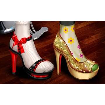 High heels Shoes Designer for girls - Free shoes maker game for girl and kids !