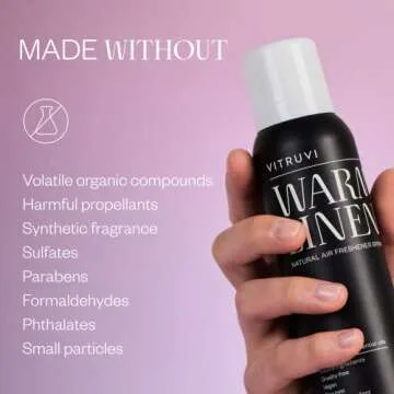 Vitruvi Natural Air Freshener Spray - Pure Essential Oils