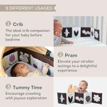 Taf Toys Bunny Pram Book - Sensory Learning for Infants