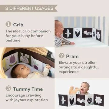 Taf Toys Bunny Pram Book - Sensory Learning for Infants