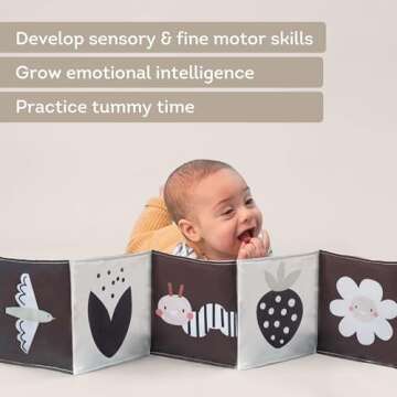 Taf Toys Bunny Pram Book - Sensory Learning for Infants