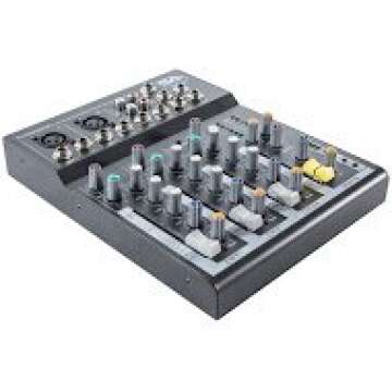 Seismic Audio - Slider4 - 4 Channel Mixer Console with USB Interface