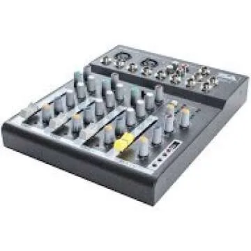 Seismic Audio - Slider4 - 4 Channel Mixer Console with USB Interface